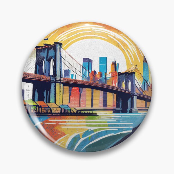 Item preview, Brooklyn Bridge: New York City designed and sold by digibreezy.