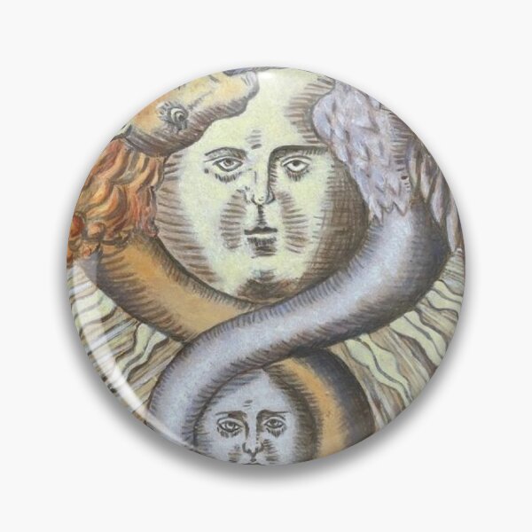 Item preview, Alchemical Sun and Moon designed and sold by Rhiannon Wolfe Art .