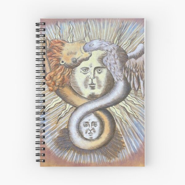 Item preview, Alchemical Sun and Moon designed and sold by Rhiannon Wolfe Art .