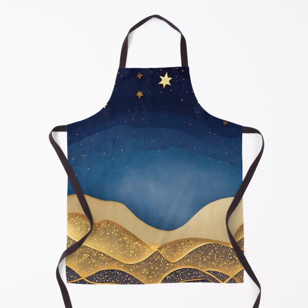 Item preview, Stars, Star, Night, Midnight, Starry, Landscape, Gold, Layered Paper, Paper Cut, Blue, Dark Blue, Dream designed and sold by Golden-Feathers.