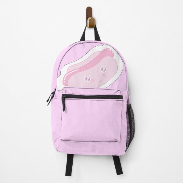 Item preview, cute pink hot dog  designed and sold by sycreates.