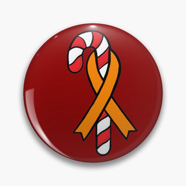 Item preview, Candy Cane Awareness Ribbon (Orange) designed and sold by CaitlynConnor.