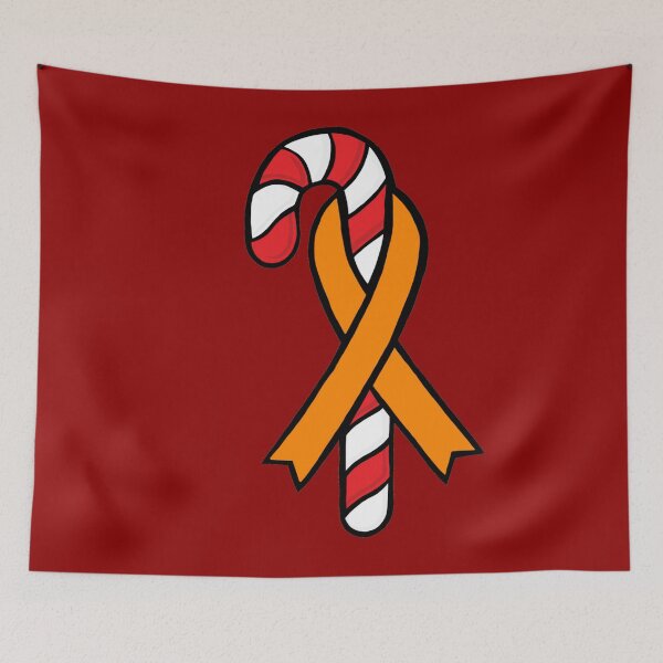 Item preview, Candy Cane Awareness Ribbon (Orange) designed and sold by CaitlynConnor.