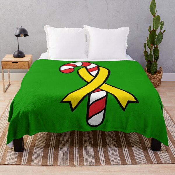 Item preview, Candy Cane Awareness Ribbon (yellow) designed and sold by CaitlynConnor.