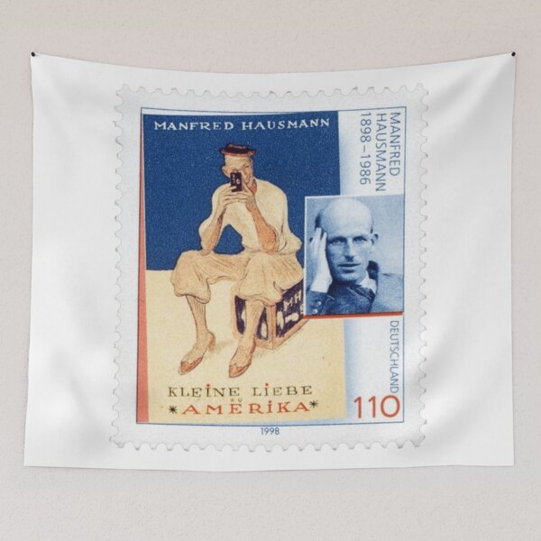 Item preview, Stamp 100th birthday of Manfred Hausmann designed and sold by HeraldryCabinet.