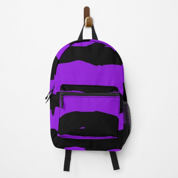 Item preview, Thick Jagged Black and Purple Horizontal Stripe Pattern designed and sold by TheRulerofEarth.