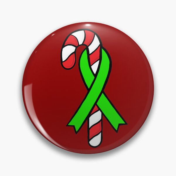 Item preview, Candy Cane Awareness Ribbon (Green) designed and sold by CaitlynConnor.
