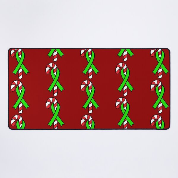 Item preview, Candy Cane Awareness Ribbon (Green) designed and sold by Chronic Illness Awareness Shop.