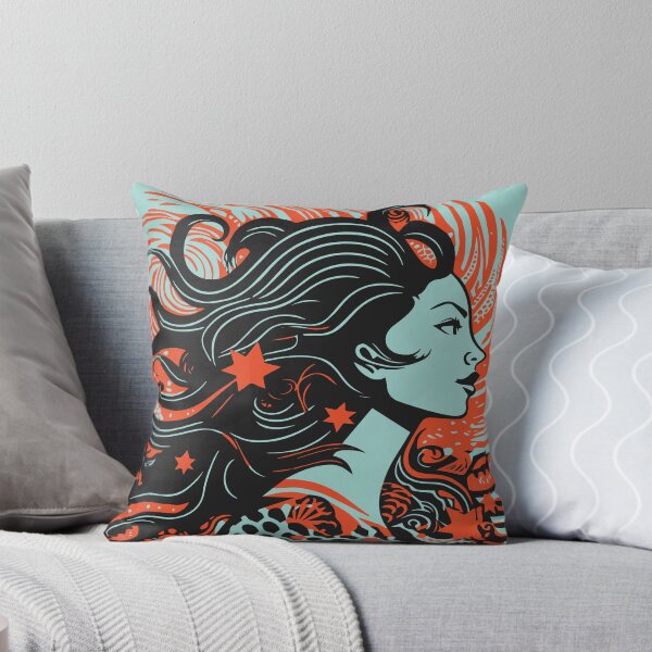 Item preview, Retro Mermaid designed and sold by Texterns.