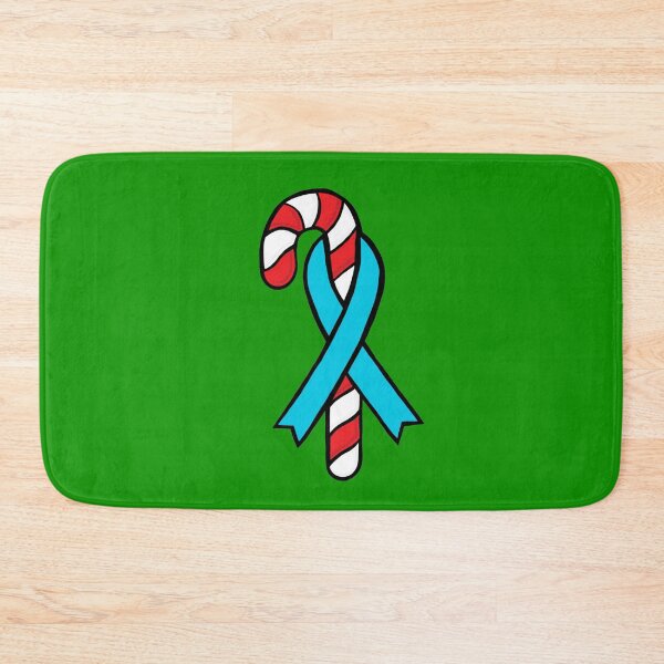 Item preview, Candy Cane Awareness Ribbon (light blue) designed and sold by CaitlynConnor.