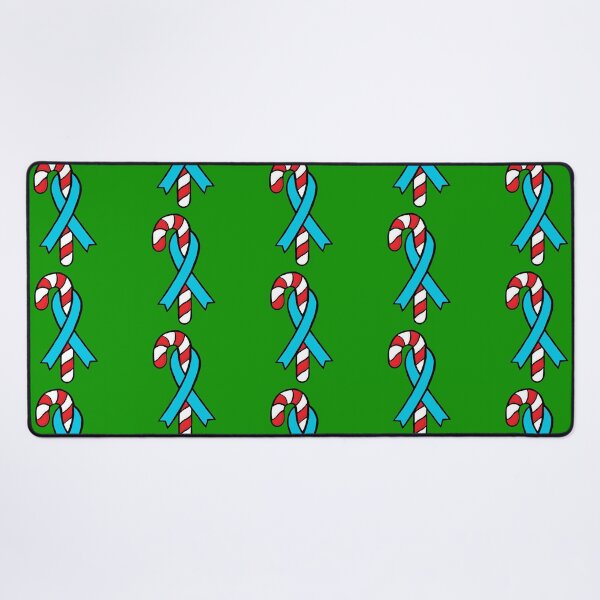 Item preview, Candy Cane Awareness Ribbon (light blue) designed and sold by CaitlynConnor.