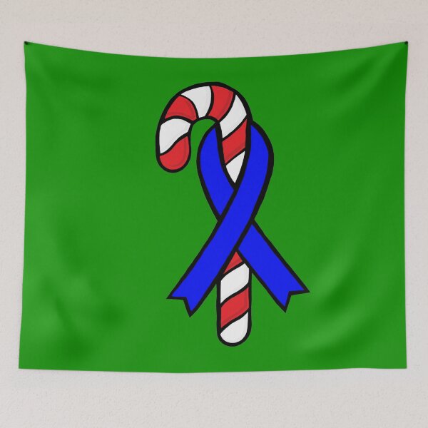 Item preview, Blue Candy Cane Awareness Ribbon (blue) designed and sold by CaitlynConnor.