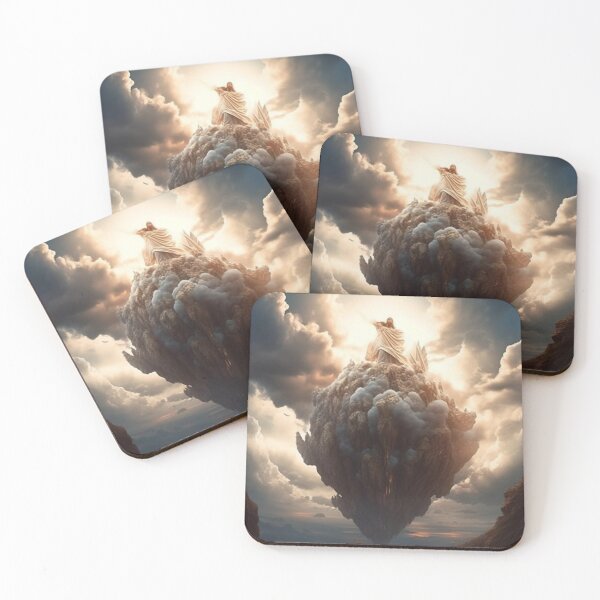 Item preview, Faith Based Artwork Religious Art Christian Beliefs Meeting Jesus Heaven A500-6 designed and sold by MPCFICTION.