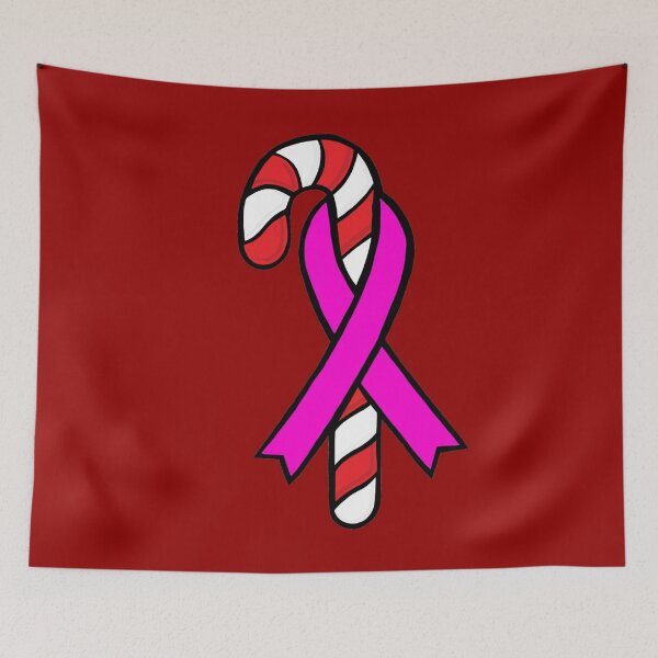 Item preview, Candy Cane Awareness Ribbon (pink) designed and sold by Chronic Illness Awareness Shop.