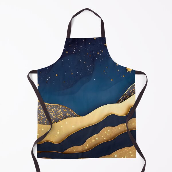 Item preview, Stars, Star, Night, Midnight, Starry, Landscape, Gold, Layered Paper, Paper Cut, Blue, Dark Blue, Dream designed and sold by Golden-Feathers.