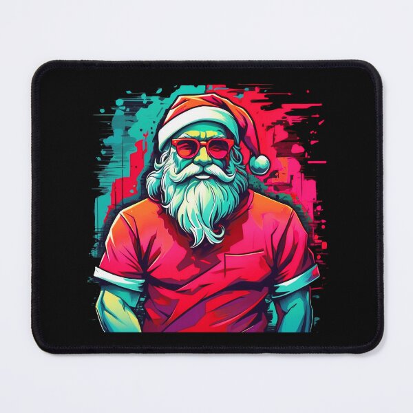 Item preview, Vibrant Santa Delight: A Colorful Christmas Day Celebration designed and sold by WantStore.