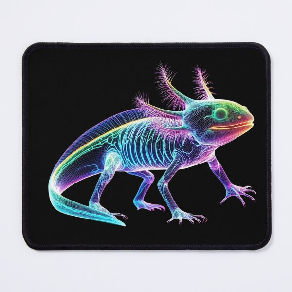 Item preview, Atomic Radiated Axolotl - Glowing Neon designed and sold by HausKatz.