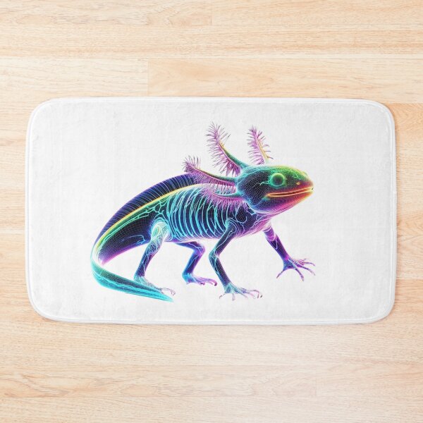 Item preview, Atomic Radiated Axolotl - Glowing Neon designed and sold by HausKatz.