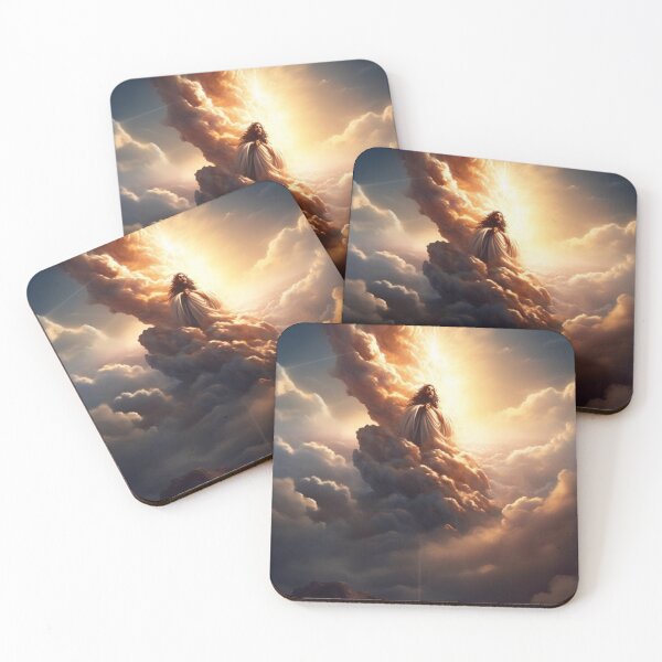 Item preview, Faith Based Artwork Religious Art Christian Beliefs Meeting Jesus Heaven A500-7 designed and sold by MPCFICTION.