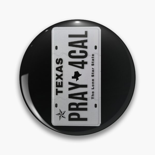 Item preview, Pray for California Texas Vanity Plate SW designed and sold by GFamilyC.