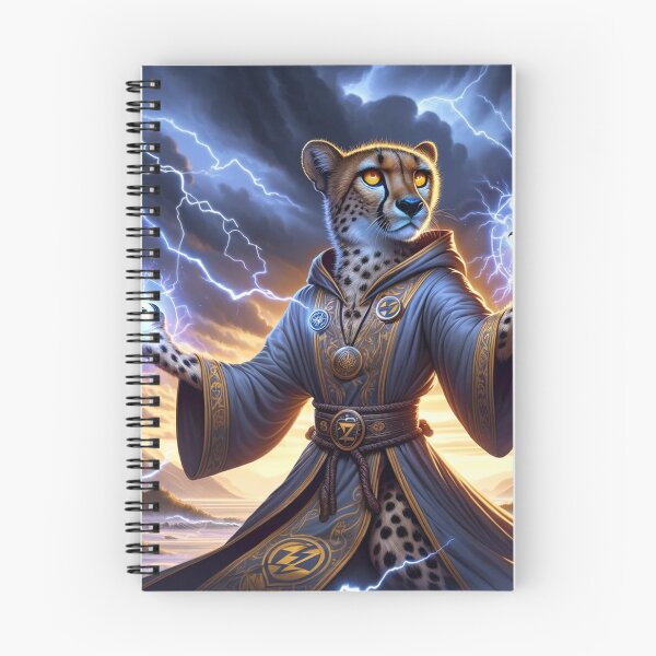 Item preview, Lightning Cheetah Wizard designed and sold by Zestpond.