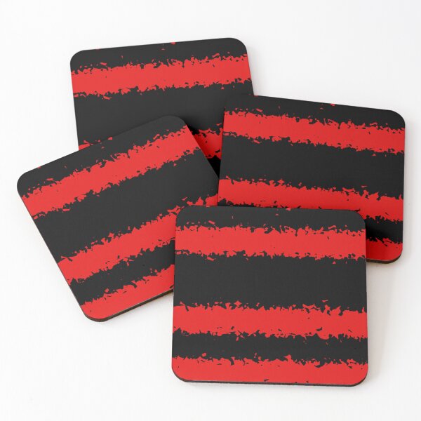 Item preview, Firey Red and Black Horizontal Stripe Pattern designed and sold by TheRulerofEarth.