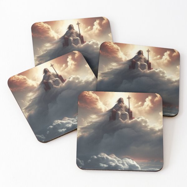 Item preview, Faith Based Artwork Religious Art Christian Beliefs Meeting Jesus Heaven A500-9 designed and sold by MPCFICTION.