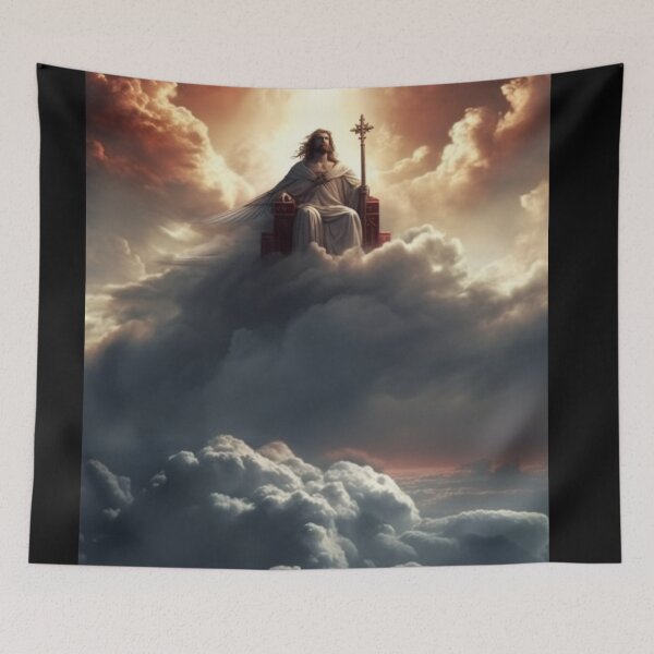 Item preview, Faith Based Artwork Religious Art Christian Beliefs Meeting Jesus Heaven A500-9 designed and sold by MPCFICTION.