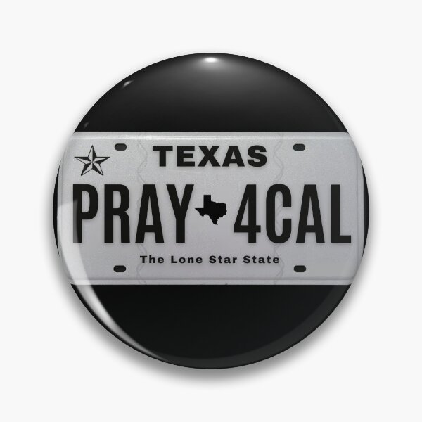 Item preview, Pray for California Texas Vanity Plate designed and sold by GFamilyC.