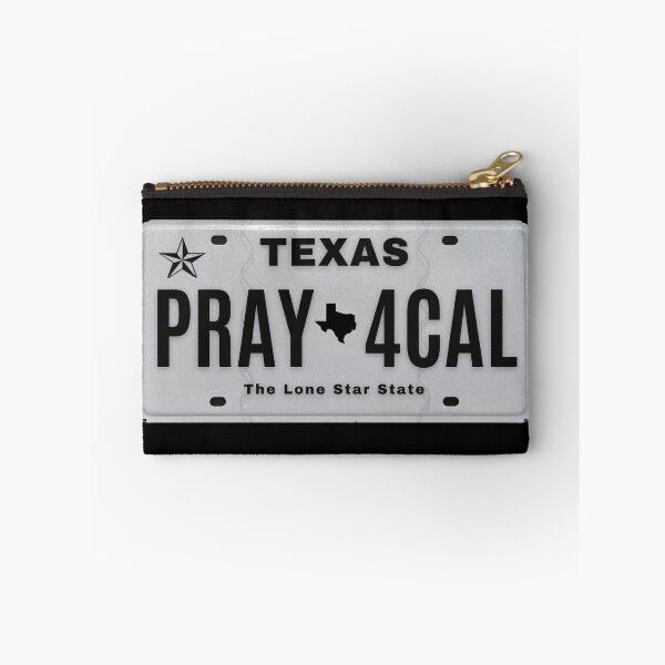 Item preview, Pray for California Texas Vanity Plate designed and sold by GFamilyC.