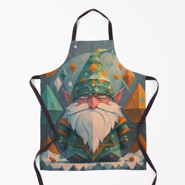 Item preview, Geometric Green Gnome Bliss: Winter Wonderland Collection designed and sold by DragonRealms.