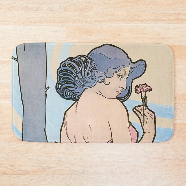 Item preview, The Flowers - Iris,  by Alphonse Mucha. HIGH DEFINITION designed and sold by MINDTHECHERRY.