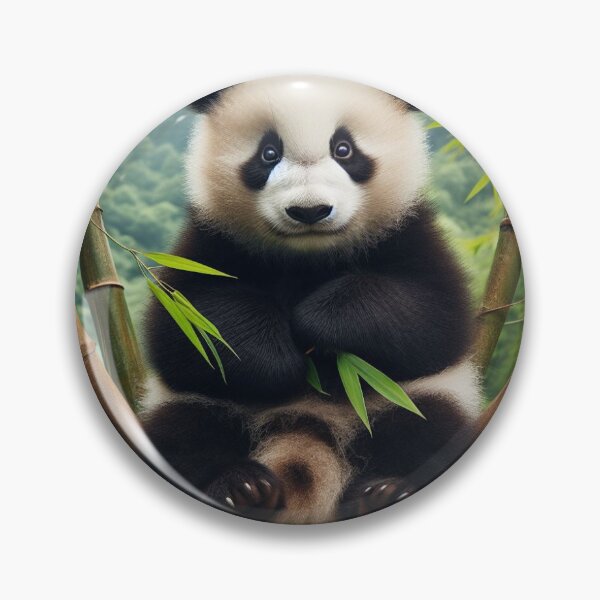 Item preview, A panda caught on a branch of a tree designed and sold by Mabedi.