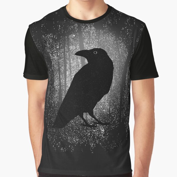 Item preview, Gothic Raven In Moonlight Forest designed and sold by Chilli-Design.