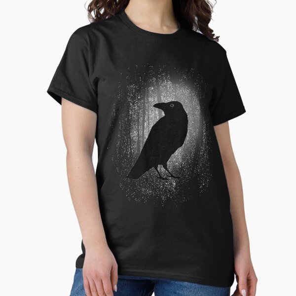 Item preview, Gothic Raven In Moonlight Forest designed and sold by Chilli-Design.