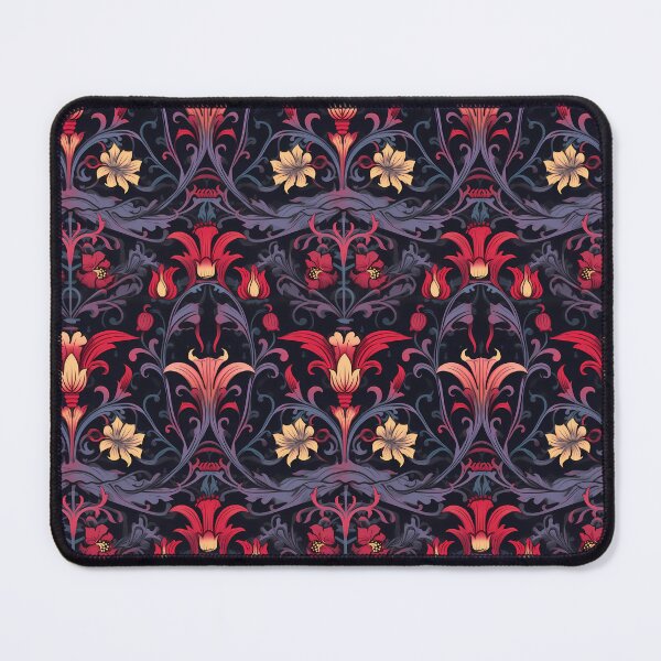 Item preview, Whimsical botanical Goth Damask designed and sold by tracydixon.