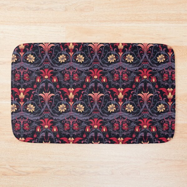 Item preview, Whimsical botanical Goth Damask designed and sold by tracydixon.
