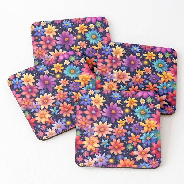 Item preview, Galaxy Floral Print designed and sold by GhostedSpirit.