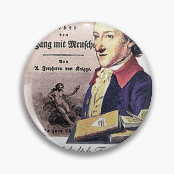 Item preview, Stamp 250th birthday of Adolph Freiherr Knigge designed and sold by HeraldryCabinet.
