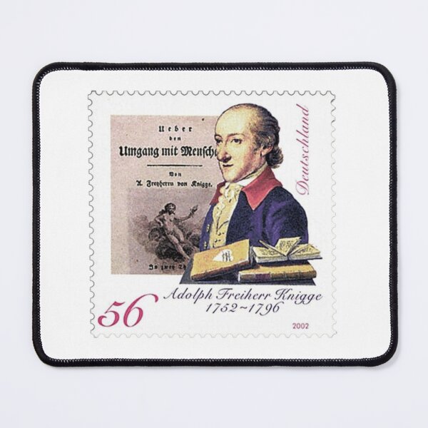 Item preview, Stamp 250th birthday of Adolph Freiherr Knigge designed and sold by HeraldryCabinet.