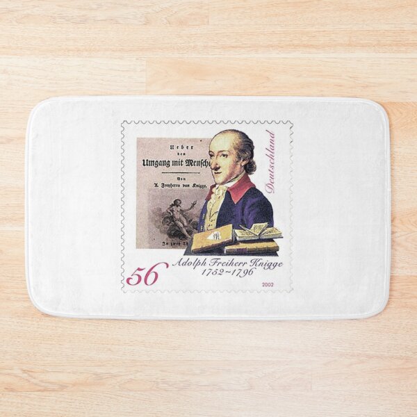 Item preview, Stamp 250th birthday of Adolph Freiherr Knigge designed and sold by HeraldryCabinet.