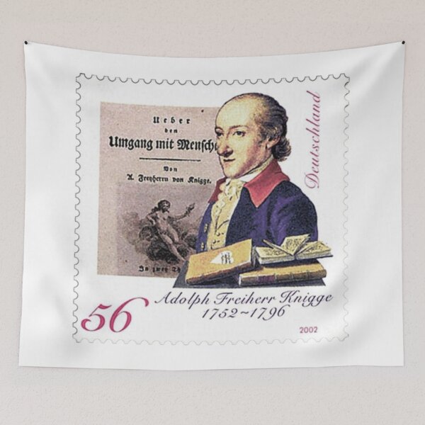 Item preview, Stamp 250th birthday of Adolph Freiherr Knigge designed and sold by HeraldryCabinet.