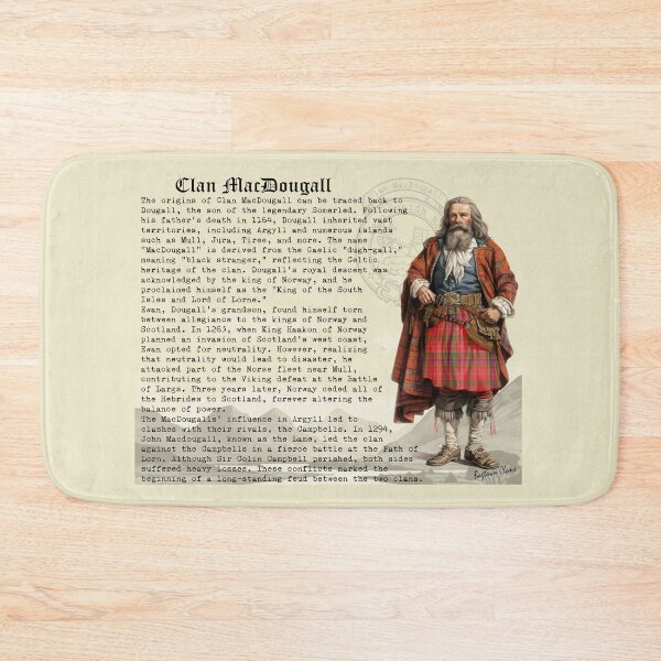 Item preview, MacDougall Scottish Clan History  designed and sold by BagTown Clans.