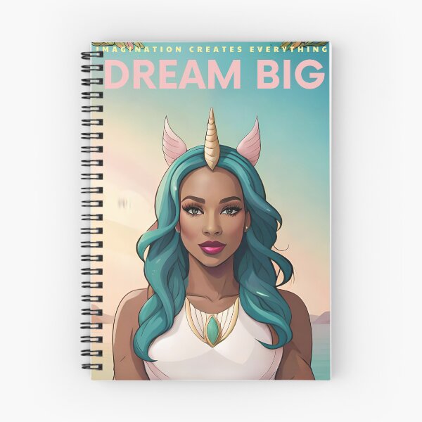 Item preview, Glam Woman Dream Big Unicorn Imagination Creates Everything designed and sold by Melan Designs.