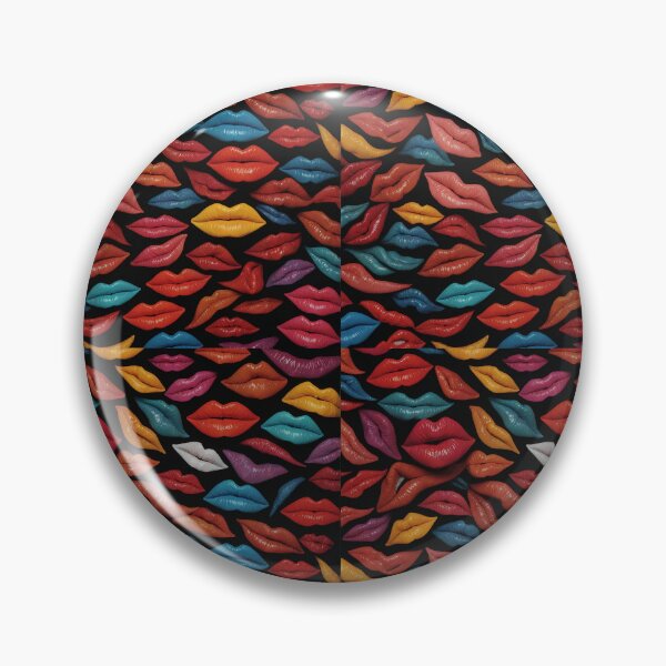 Item preview, Multicolor Lipstick Collections woman lips fashion in black background designed and sold by Carlos Gudino.