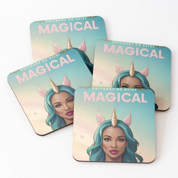 Item preview, Glam Woman Magical Inspiration Unicorns Do Exist Motivation designed and sold by Melan Designs.