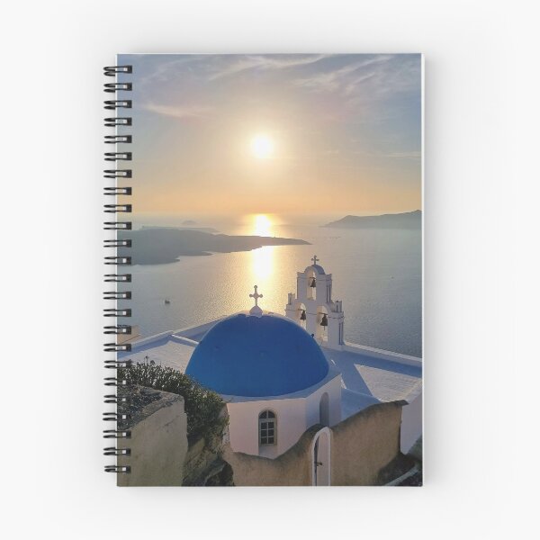 Item preview, Santorini church at sunset designed and sold by MarkGoughImages.
