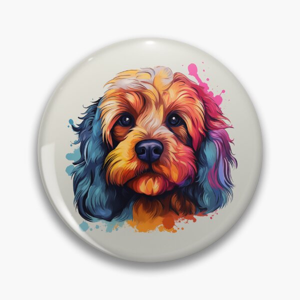 Item preview, Cavapoo Cavoodle Colorful Watercolor designed and sold by wotsthis.