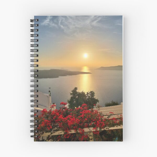 Item preview, Flowers at Sunset in Santorini  designed and sold by MarkGoughImages.