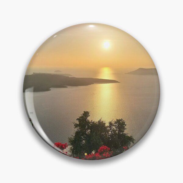 Item preview, Flowers at Sunset in Santorini  designed and sold by MarkGoughImages.
